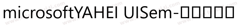 microsoftYAHEI UISem字体转换